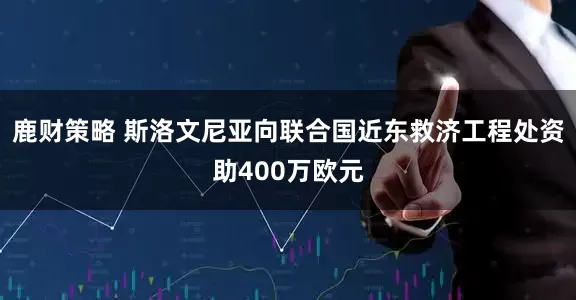 鹿财策略 斯洛文尼亚向联合国近东救济工程处资助400万欧元